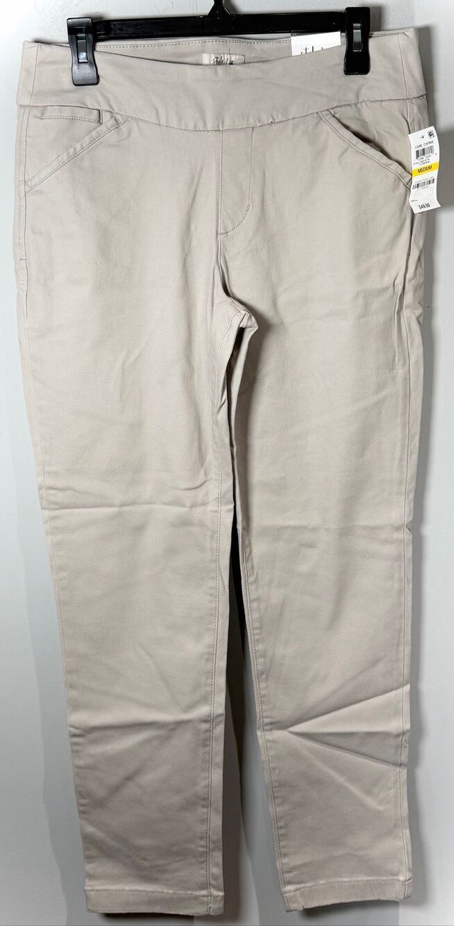 Style & co khaki ankle pants size medium